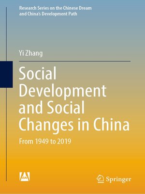 cover image of Social Development and Social Changes in China